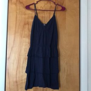 Navy tiered-skirt American Eagle sundress